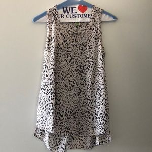 Rebecca Taylor Size 2 Cheetah Top